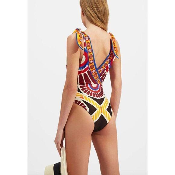NEW La DoubleJ Hazzard Swimsuit Solar Placée Abstract Size Small - Picture 3 of 7